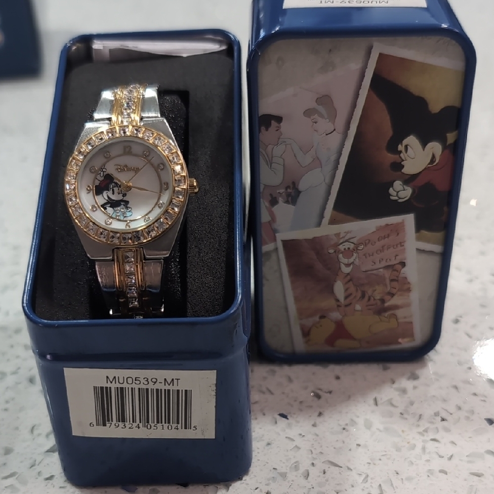 Disney Women's Silver and Gold Watch with Character Design - Picture 2 of 2